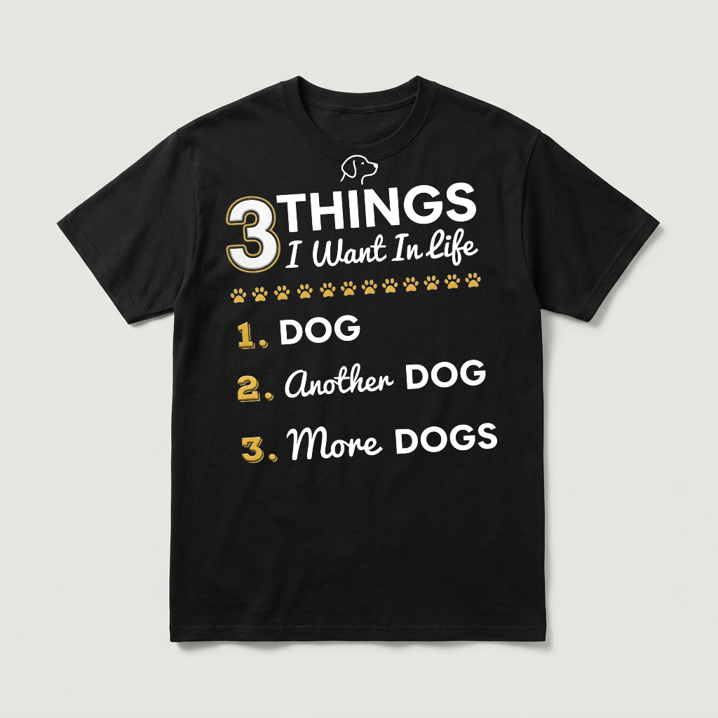 3 THINGS I WANT IN LIFE - DOGS - CP