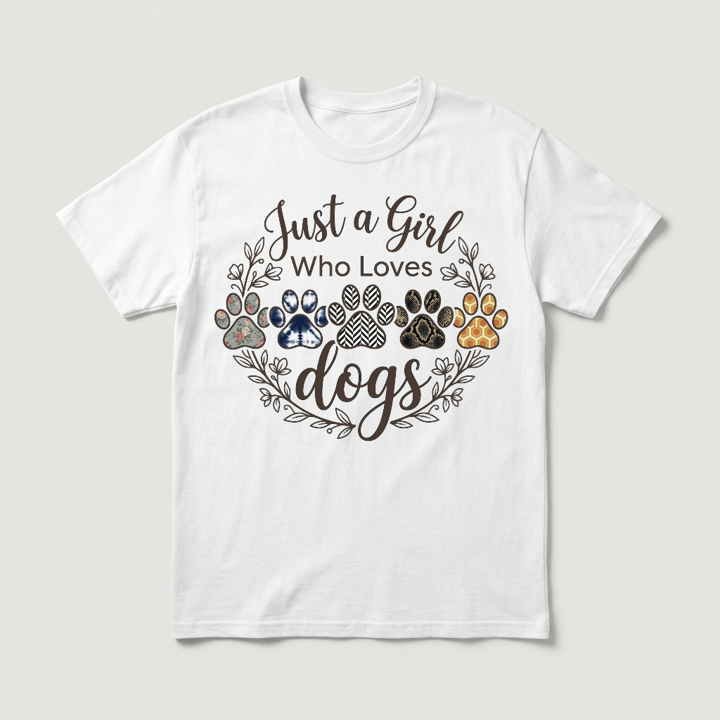 JUST A GIRL WHO LOVES DOGS
