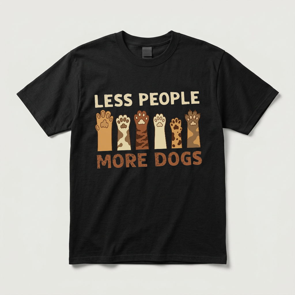 LESS PEOPLE MORE DOGS - CP