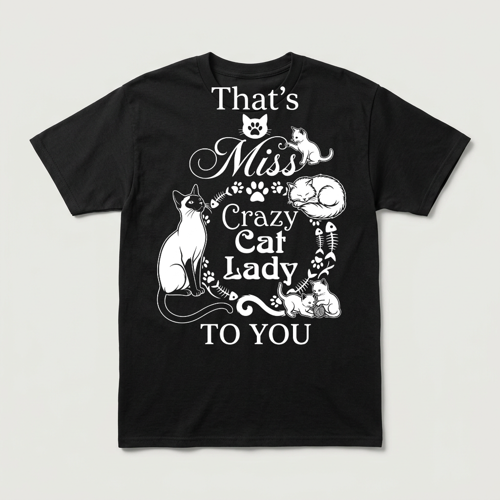 THAT S MISS CRAZY CAT LADY TO YOU - CP