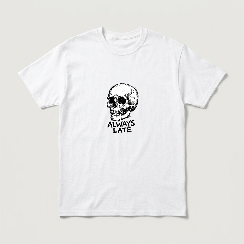 ALWAYS LATE - SKULL - CP