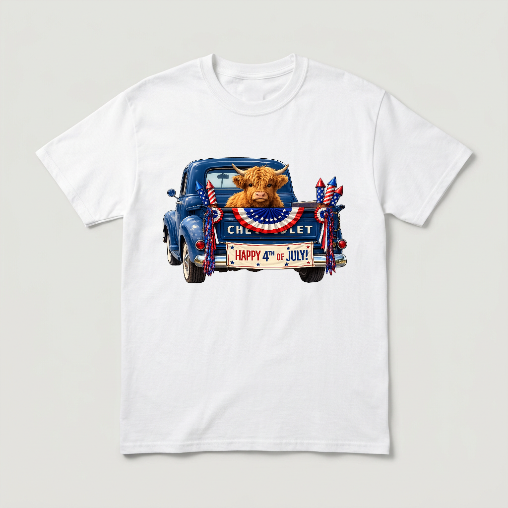 HAPPY 4TH OF JULY - COW - CP