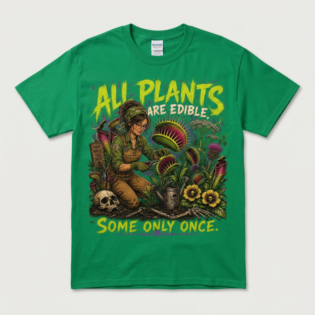 ALL PLANTS ARE EDIBLE SOME ONLY ONCE - CP