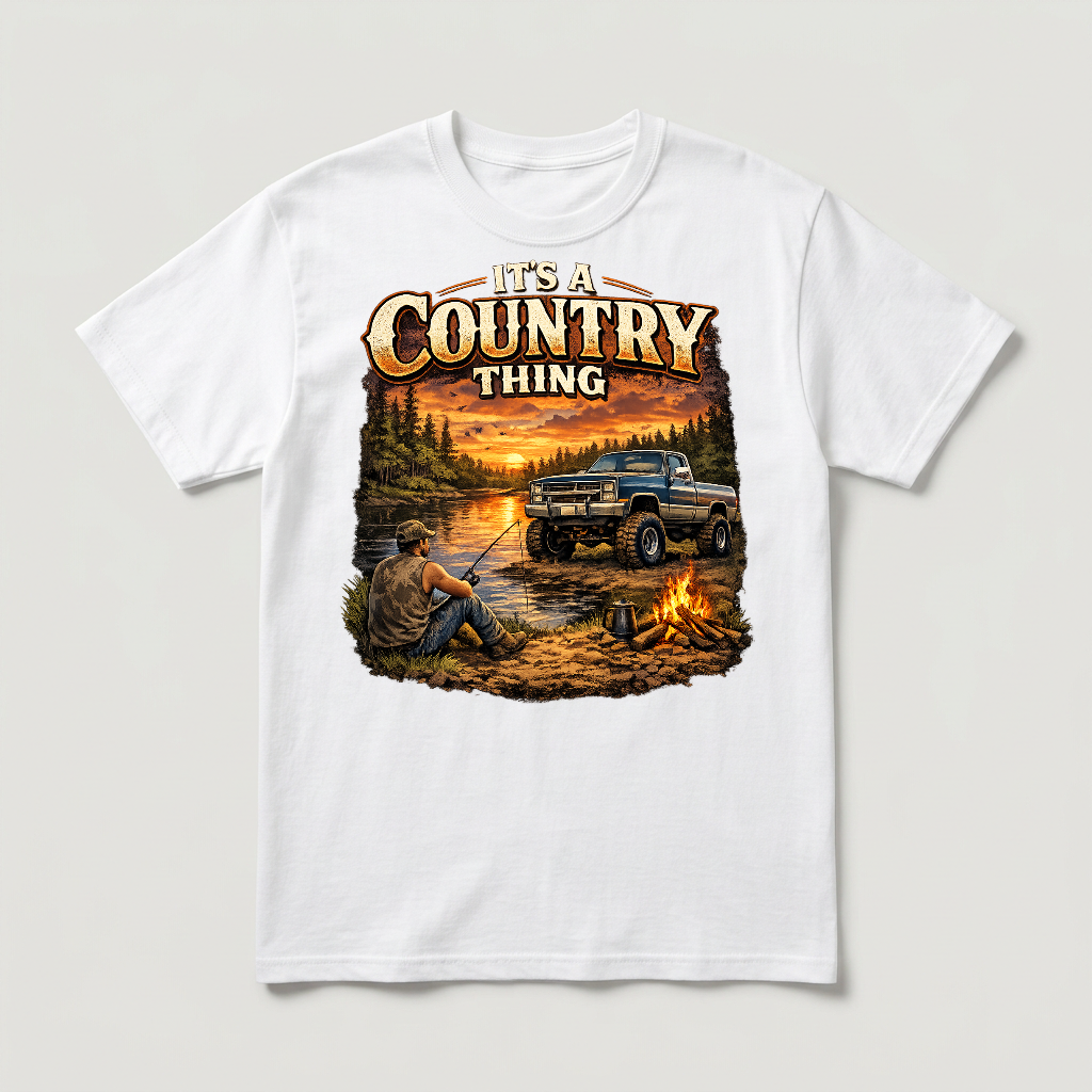 IT'S A COUNTRY THING FISHERMAN - CP
