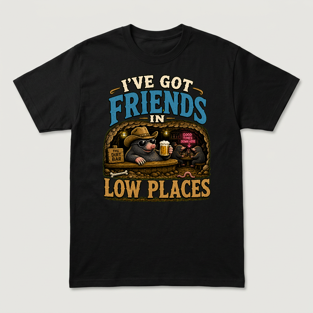 I'VE GOT FRIENDS IN LOW PLACES - MOLES - CP