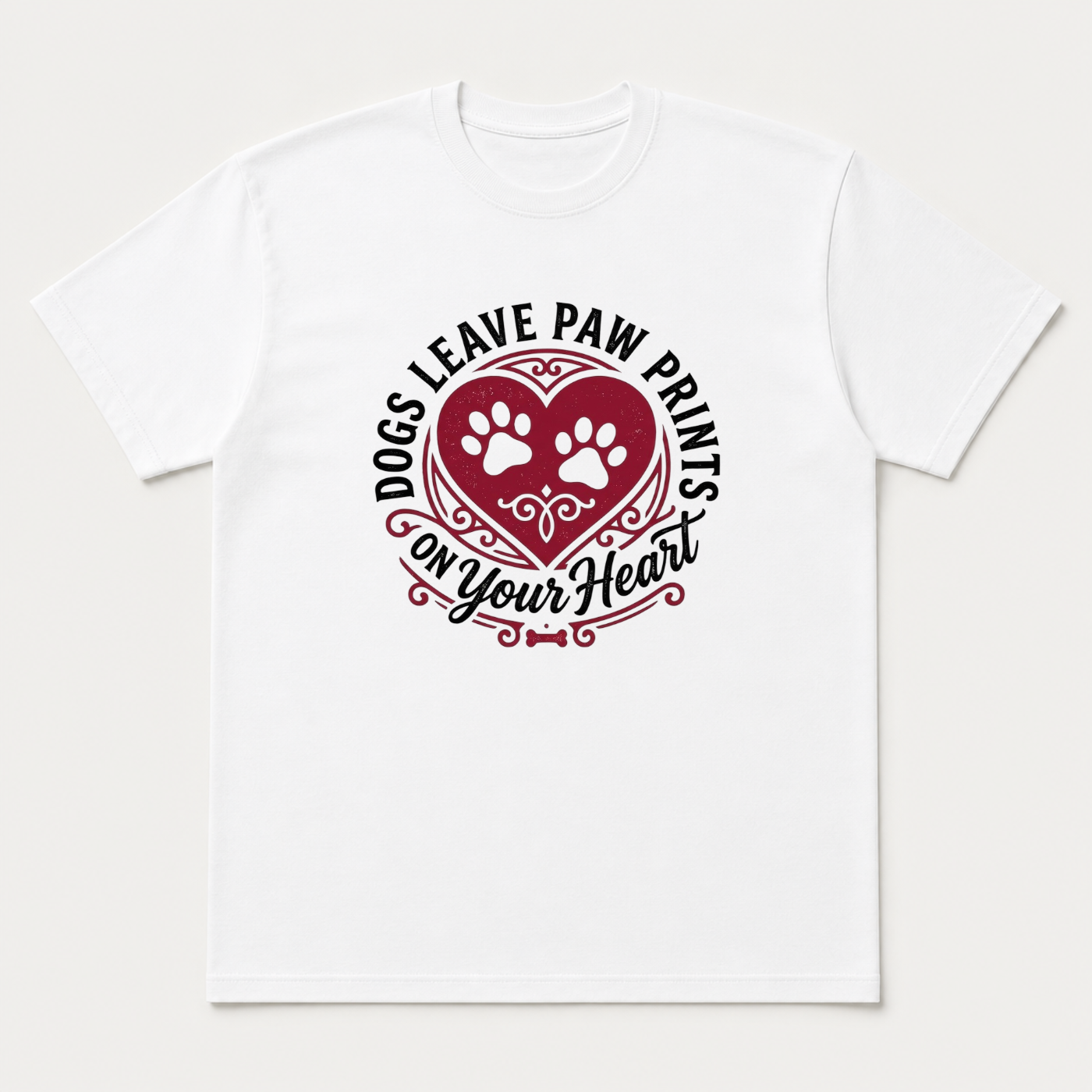 DOGS LEAVE PAW PRINTS ON YOUR HEART