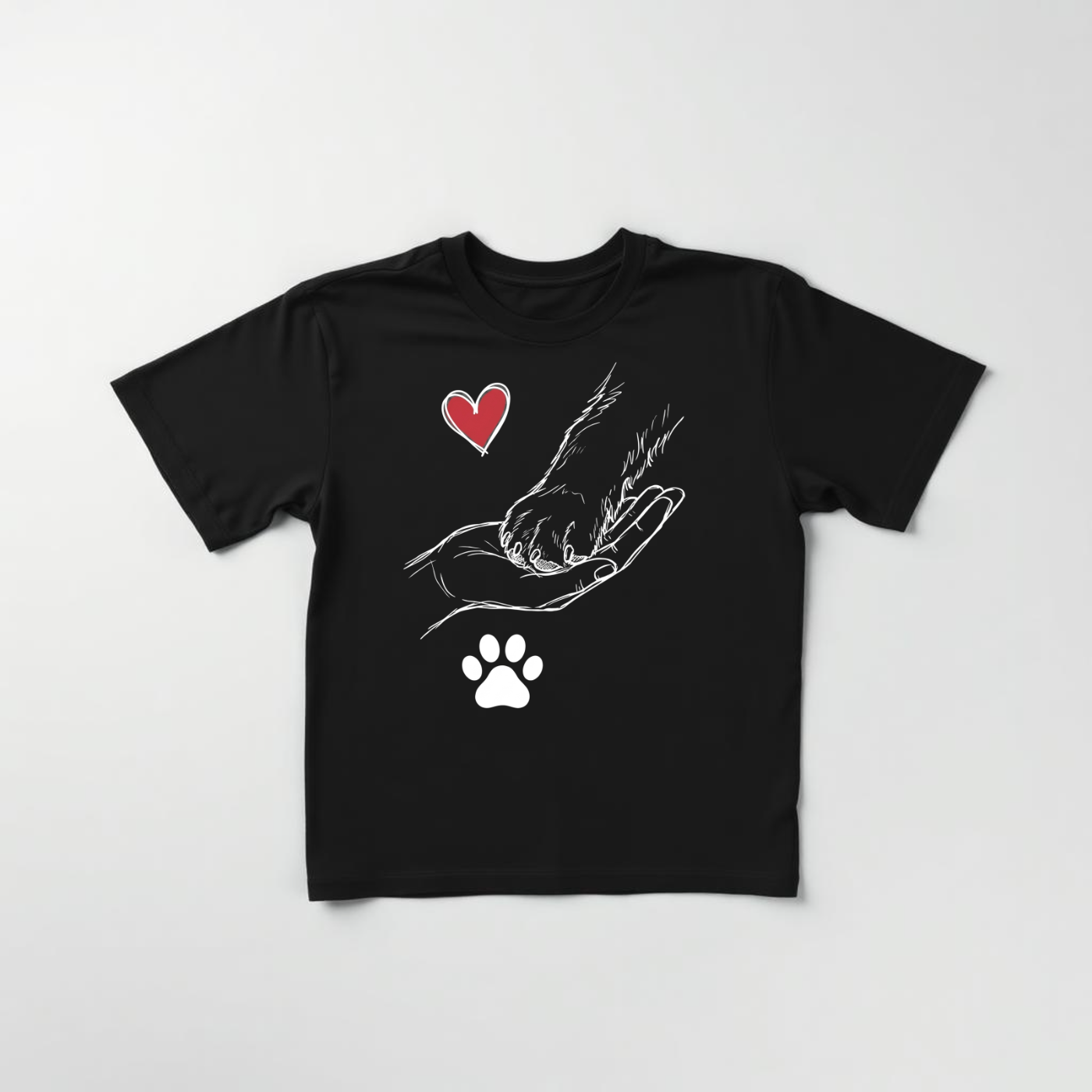 HAND AND PAW - DOG